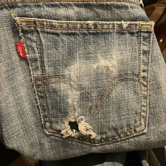 Levi’s- Vintage- The Original Jeans- Slim Straight 514-Distressed- Size W32 L32 - Picture 7 of 11